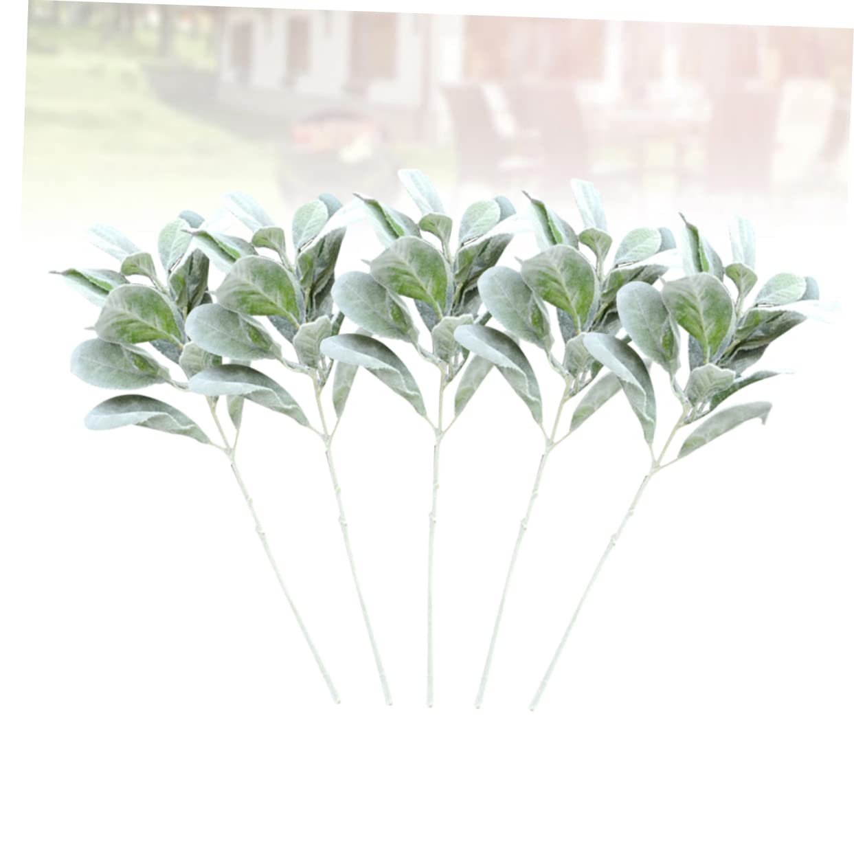 PRETYZOOM 15pezzi Foglie Artificiali Realistiche Per Decorazioni Adornamenti Vivid e Lifelike Per Matrimonio Feste e Decorazioni Per La Casa Verde