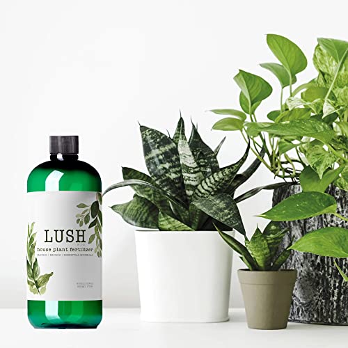Lush Houseplant Fertilizer | 500Ml Concentrated Liquid Fertilizer | Makes Over 50 Gallons | Made In The Usa (500Ml/16.9Oz) #TOP2