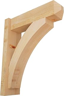 6"W x 20"D x 24"H Thorton Rough Sawn Craftsman Outlooker, Douglas Fir