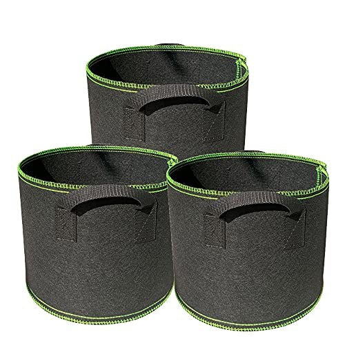 ZESLIV Plant Sack 3pcs Sac de Pommes de Terre Sac de Plantes - Les Sacs de Plantes alternatives saines 1/3/5/10/15/20 Gallon Cover