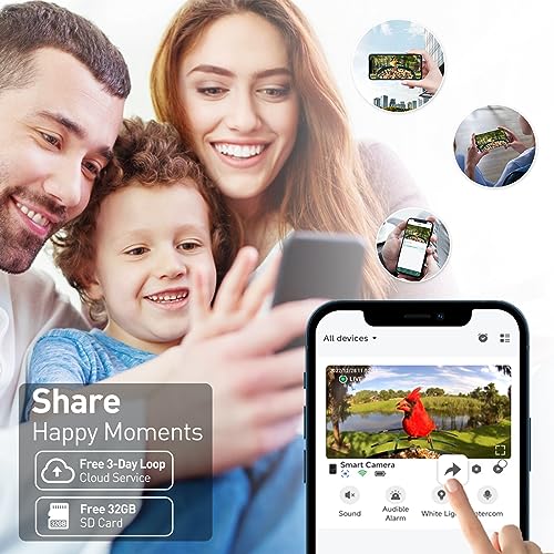 image for Soliom® Bird Feeder with Camera wireless outdoor with AI Identify Bir