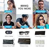 Tulbeys AI Smart Glasses with HD 1200P Camera 8MP Anti Shake Auto Tinting Photochromic Lenses for Outdoor and Travel Use Hands Free Video Recording AI Object Recognition and ChatGPT Integration - Image 8