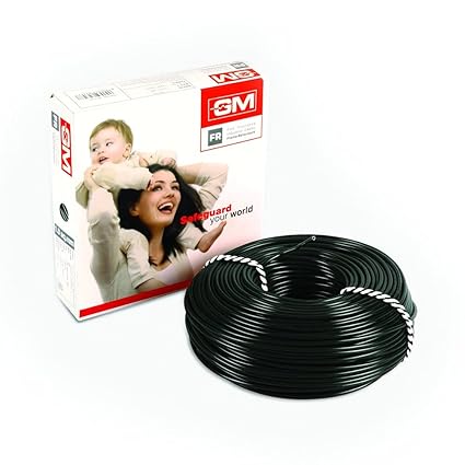 GM Flame Retardant Wire - 1 Sq mm (45m, Black)