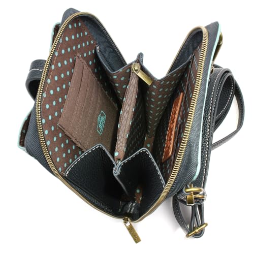 Image of CHALA Snap Crossbody RFID Protected Women Faux Leather Cellphone Purse with Adjustable Crossbody Strap