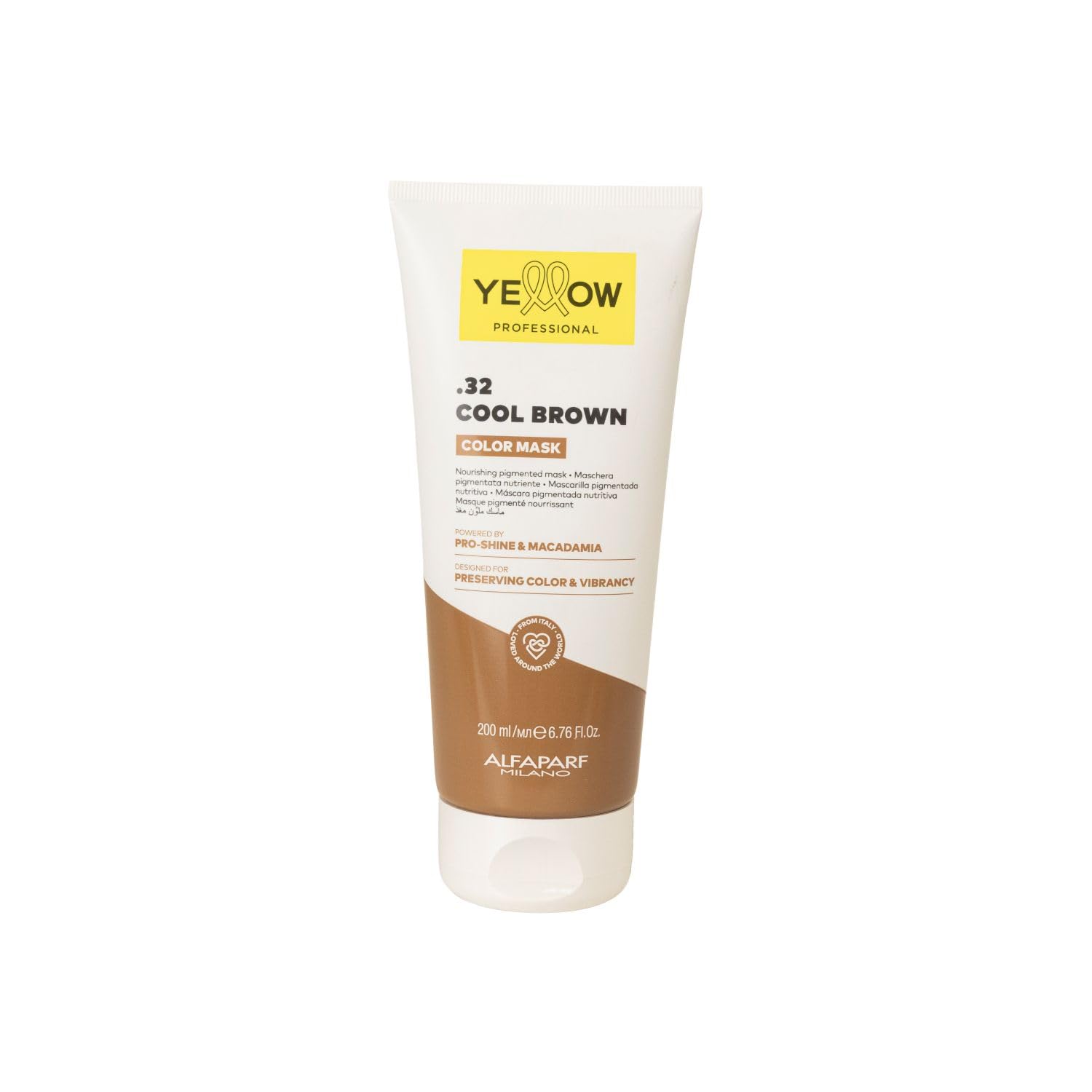 Yellow Professional Color Mask .32 Cool Brown 200ml