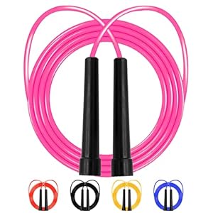 Skipping rope Jump Rope adult for Home Exercise & Body Fitness men, women and kids speed jumping rope with non-slip handle Adjustable skipping rope for Fitness & MMA
