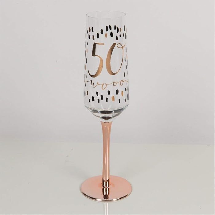 Buy Widdop and Co Hotchpotch Luxury Champagne Prosecco Flute Glass Rose