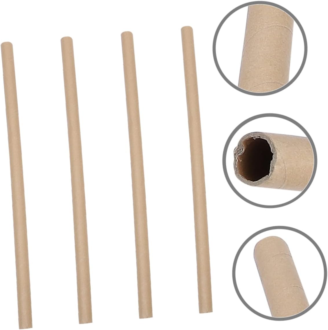HOMSFOU 4pcs Blank Cardboard Tube for Crafting Poster Packing Tube for Storage for Boy Girl Art Projects for School Supplies and Creative Activities