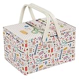 Hobby Gift Caja grande de almacenamiento para manualidades de costura con doble...