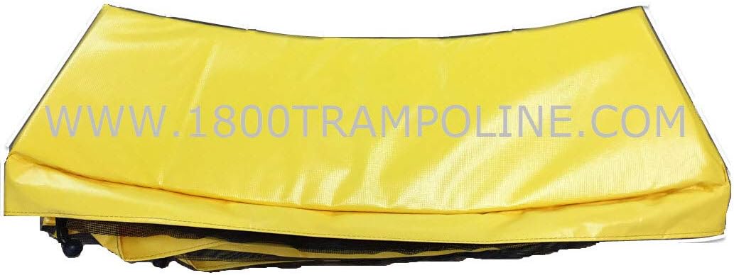 Yellow Made in USA 13' Round Deluxe Trampoline Frame Pad 12" Wide
