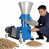 Beachtiful Pelletiermaschine für Geflügelfutter, Futterpelletmaschine für Hühner, Enten, Gänse und Kaninchen, 2,5/3/4/6/8 mm Pelletierer