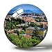 Italia Bergamo City 3D Imán de Nevera Colección de Souvenirs Viaje Regalo Círculo Cristal Imanes de Nevera