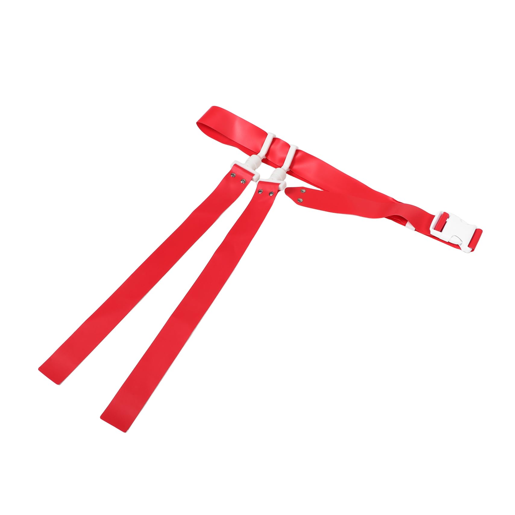 HANABASS Football Waist Flag Belt Football Triangle Flags Football Flags Rugby Training Equipment Flags for Flag Football Small Flags Football Accessories for Boys Ribbon Red