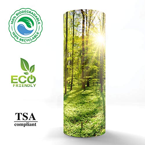 Image of Eco Friendly Emerald Forest Biodegradable Cremation Urns - Adult Ashes Scattering Tube