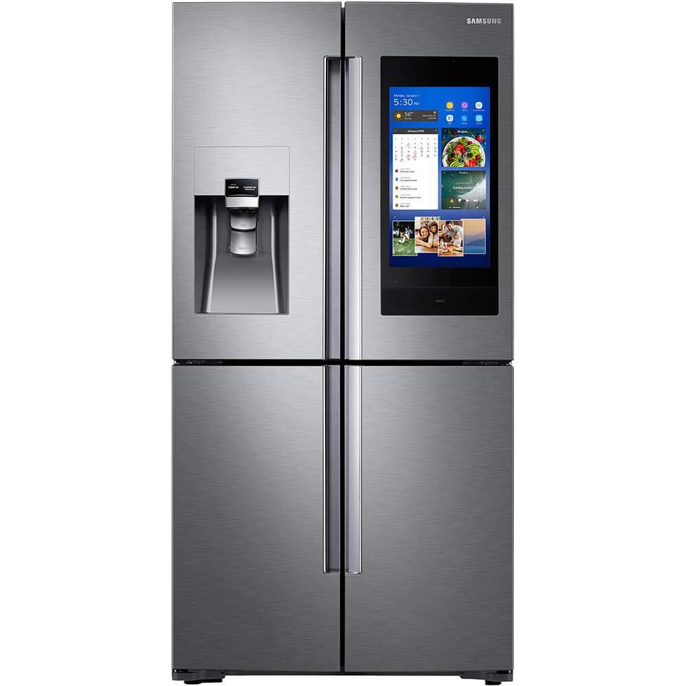 Samsung 28 Cu Ft Stainless Steel 4 Door Flex French Door Refrigerator With Family Hub Buy Online In Sri Lanka At Desertcart Lk Productid 97295435