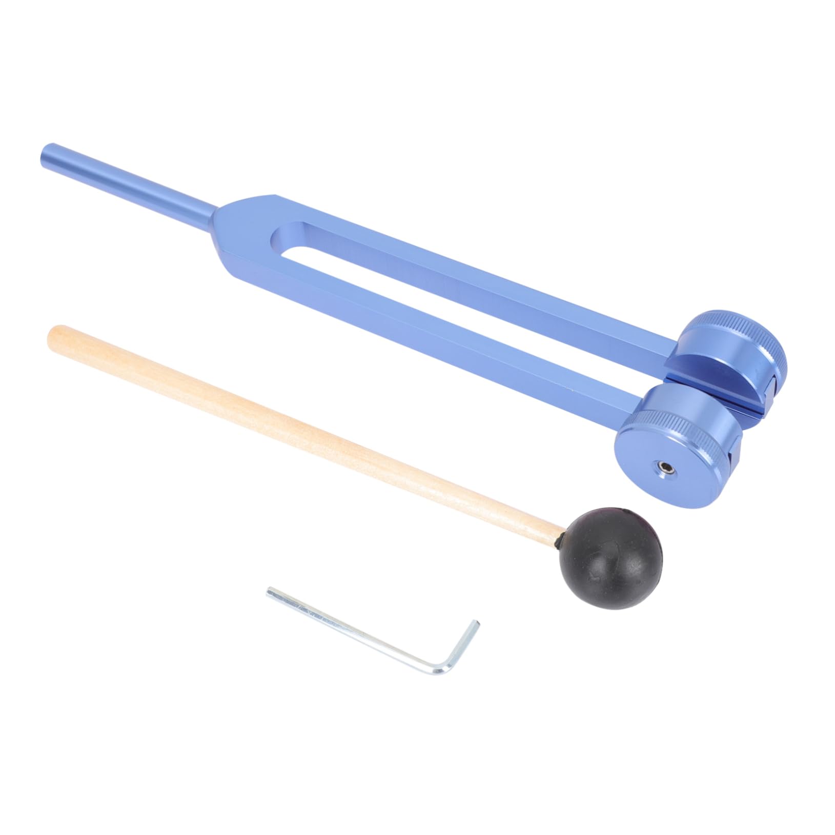 GOOHOCHY Professional Grade Ear Tuning Fork 128hz Sound Therapy Tool Aluminum Alloy Fork Kit
