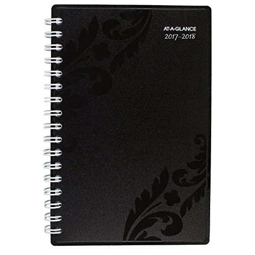AT-A-GLANCE Academic Weekly/Monthly Appointment Book/Planner, July 2017 - June 2018, 4-3/8