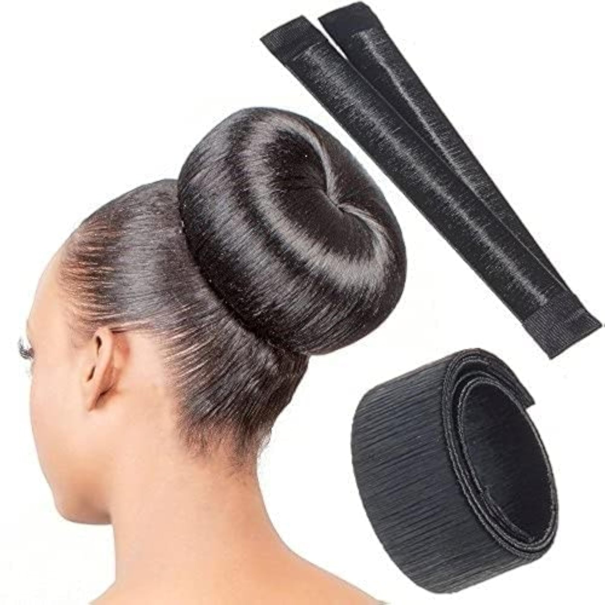 Pack of 4 Fashion Hair Styling Donut Bun Makers