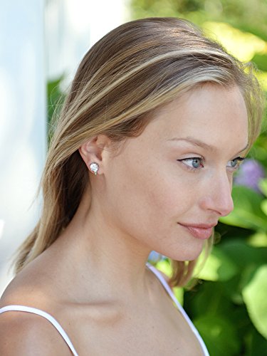 Mariell 4558EC-S Clip-On Cubic Zirconia Crystal Stud Earring thumb #3