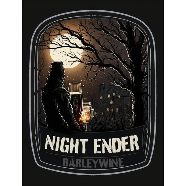 Label Peelers Night Ender Barleywine Beer Kit