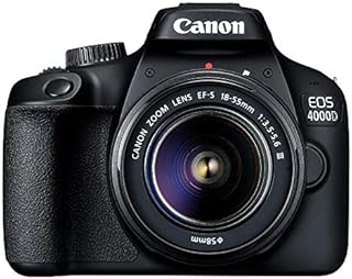 Canon EOS 4000D + EF-S 18-55mm III SLR Camera Kit 18 MP 5184 x 3456 pixels Black