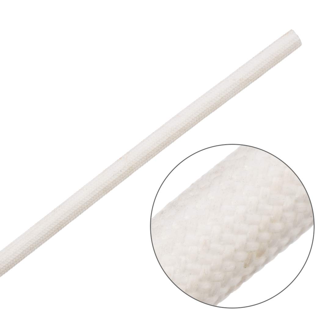 Manchon De Protection Thermique En Silicone Et Fibre De Verre - 1,5 M, Diamètre 10 Mm - Résiste à 260°C
