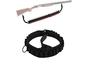 12 Gauge Bandolier Sling - Universal Shotgun Ammo Sling Holds 25 Shells,Adjustable...
