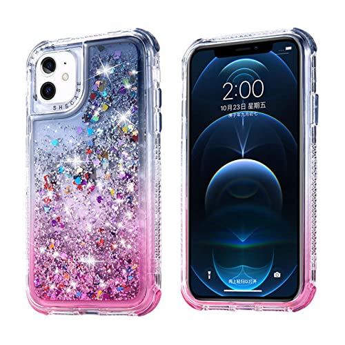 Coque antichoc paillettes iPhone 12 Pro Max transparente housse de pare-chocs brillante