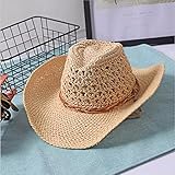 Hüte für Damen und Herren Mode Jungen Stroh Sonnenhut Stroh Strand Sonnenhut Birthday Gift for Women