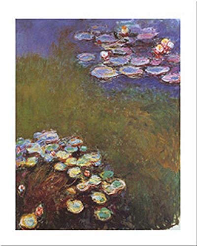 Waterlilies,Harmony/Blue by Claude Monet 20 X 16 Art Print Poster
