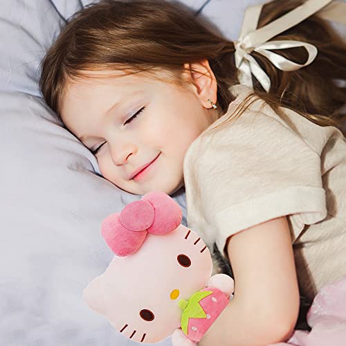 Cute Hello Kitty Plush Toys, Cat Pillow Plush, Soft Doll Toys, Stuffed Animals Toy Birthday Gifts For Girls Kids (Pink) #TOP3
