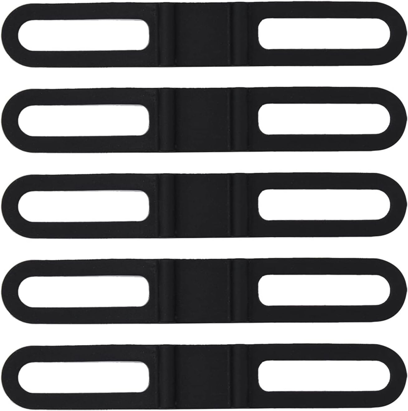 Alomejor Silicone Strap,Non-Slip Easy Install Universal Wrist Band,5-piece Set for Multiple Devices for Cyclists Outdoor Enthusiasts Commuters Hiking Biking Travel