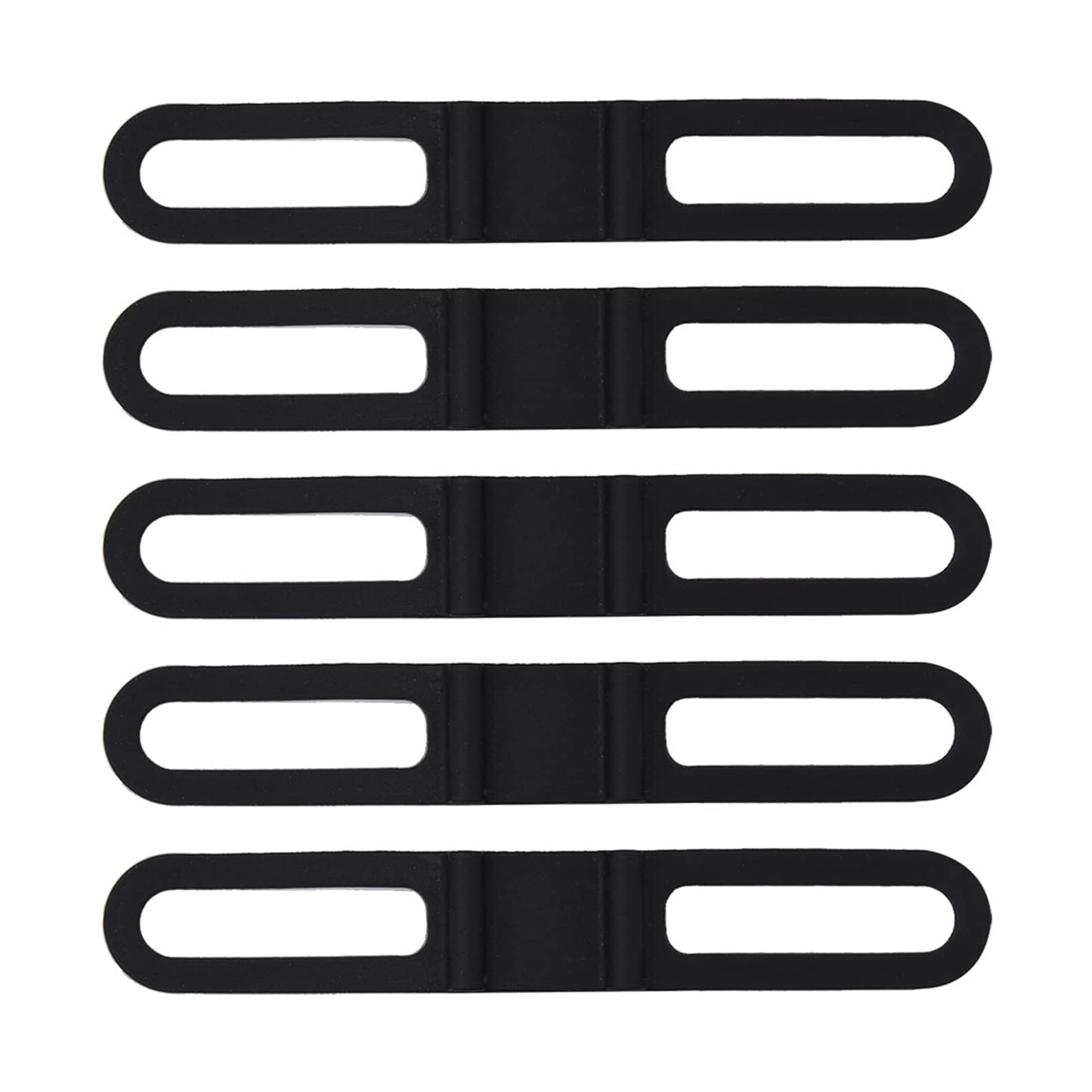 5PCS Cycling Flashlight Mount Holder, Silicone Fixed Strap Flashlight Mount Strap Multipurpose Handlebar Straps for Speaker Lights Holder