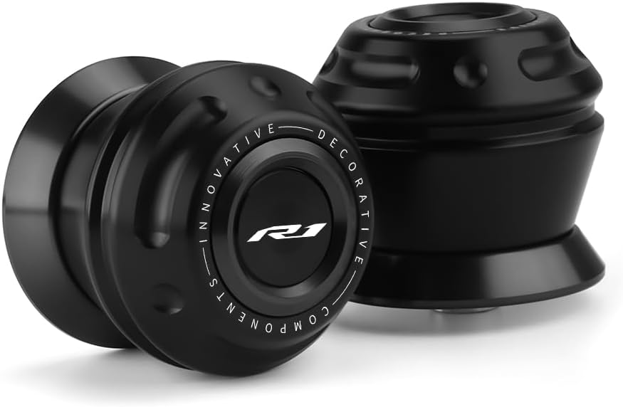 Motorcycle Front Wheel Axle Fork Slider Crash Protector Compatible With Y.amaha YZF R1 2015-2020 2021 2022 2023 2024 2025 | YZF-R1 YZFR1 Accessories (black)