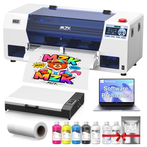 Industrial-grade A3 i3200 DTF Printer With Oven&Laptop,3X Speed vs L1800,720x3660 DPI,Auto-Timer Cleaning&Ink Anti-Clog Filter/Stirring,5