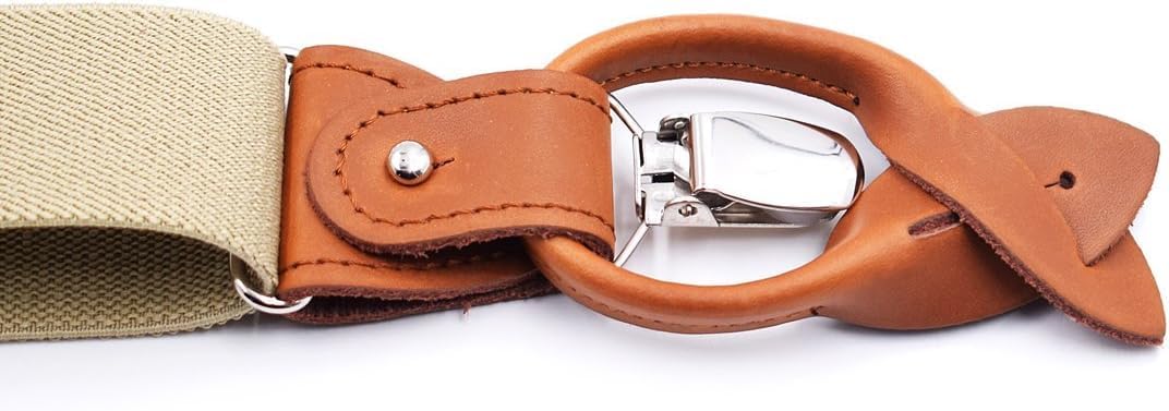 x suspenders， 1.4IN6 elastic sling clip for men adjustable Y suspenders