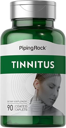 Miniatura 1 de Piping Rock Suplemento de tinnitus | 90 cápsulas | Vegetariano, sin OMG, sin gluten