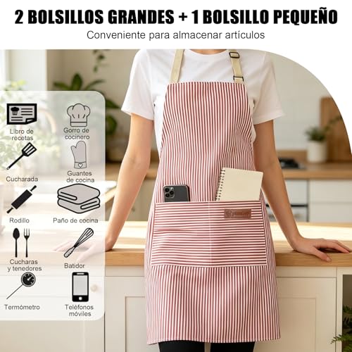 La mejor comparación de Delantales , listamos los 10 mejores. 8 Imagen adicional