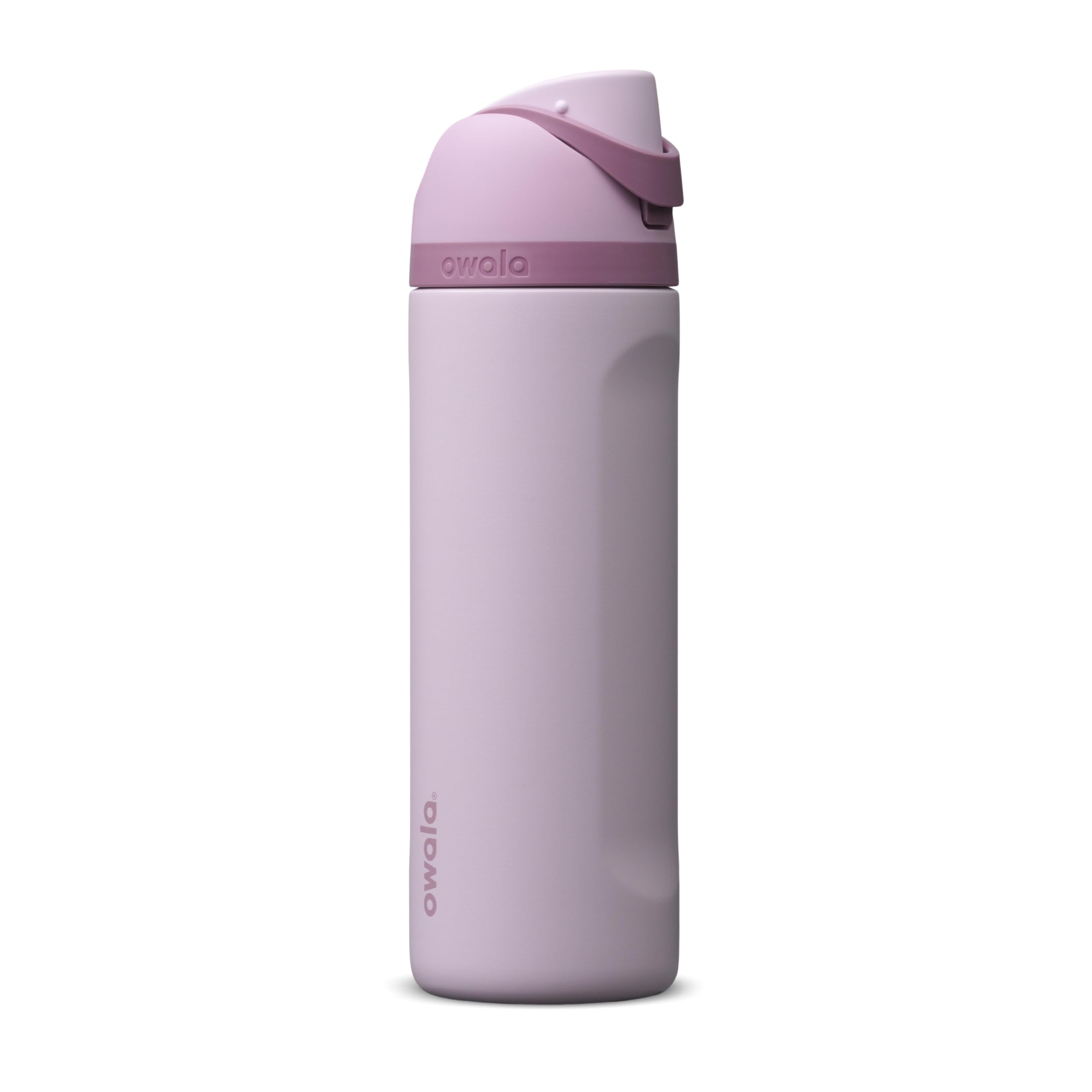Owala FreeSip gourde isotherme en inox avec paille et couvercle, 710 ml - sans BPA, garde frais pendant 24 heures pour le sport et les voyages, Lilac You A Lot