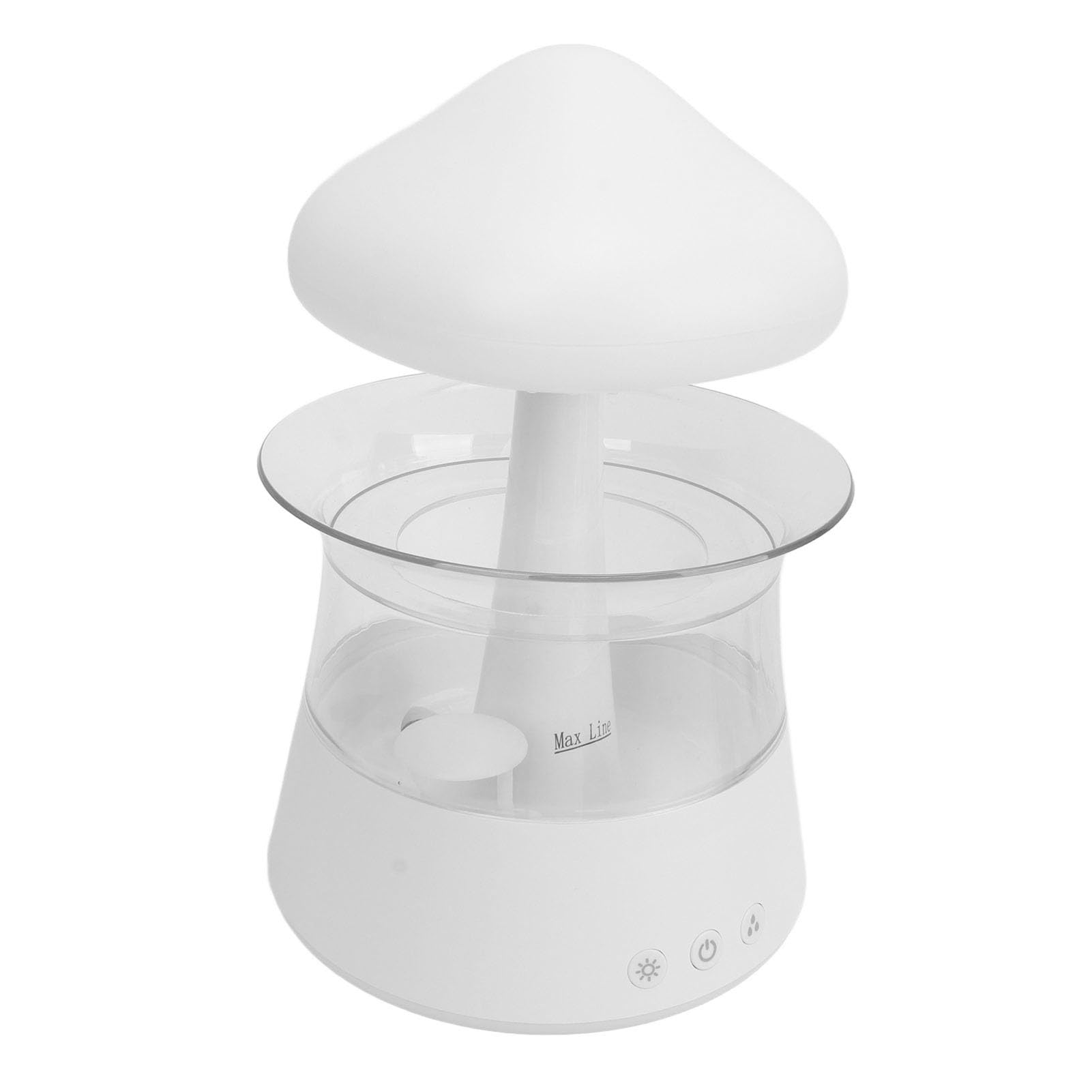 Umidificatore Rain C con Luce Notturna a 7 Colori per Scrivania,