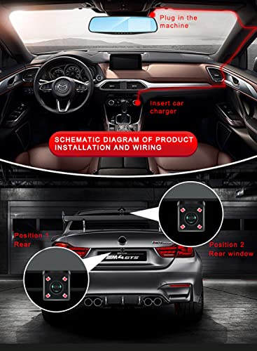 NEARAY Camera para carro gravador de câmera dash camera para uma condução mais segura na estrada