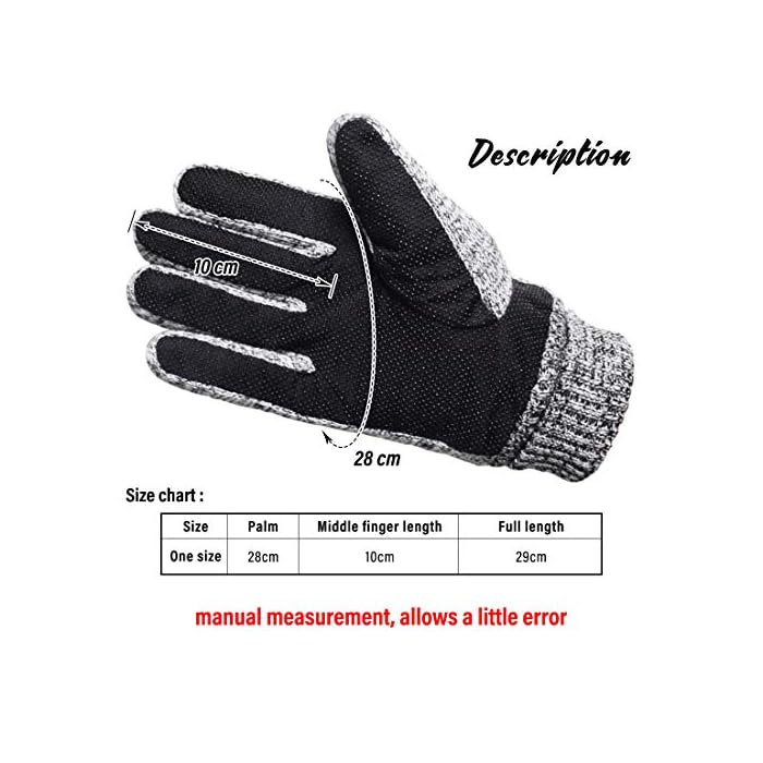 LassZone Men's Winter Leather Gloves - Image 6