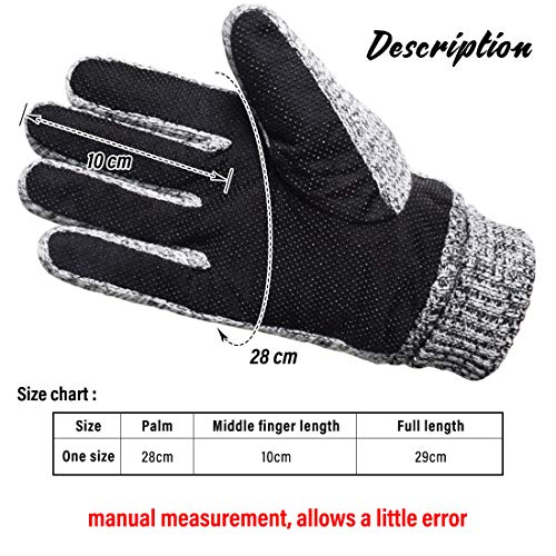 LassZone Men's Winter Leather Gloves - Image 6
