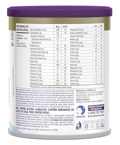 Nutridrink Suplemento Protein Pó Sem Sabor Danone Nutricia 350G