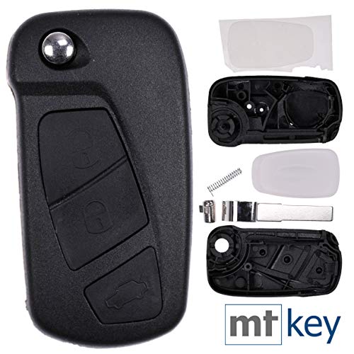 Boîtier de clé de voiture pliable compatible avec Ford Ka RU8 2008-2016 télécommande vierge