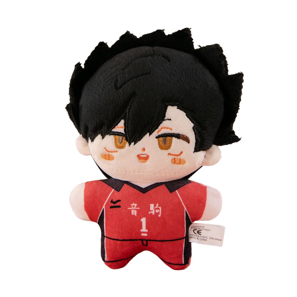 Zhongkaihua Haikyuu Kuroo Tetsurou Plush Figure Pillow 20CM Anime PP Cotton Cushion Soft Stuffed Furry Car Bag Keychain Home Sofa Decoration Pendant For Fans