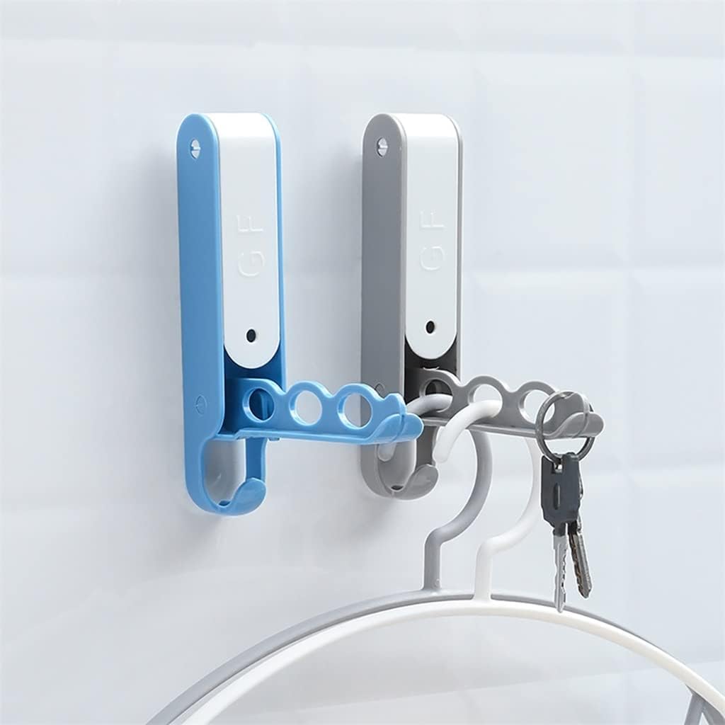 Folding Magic Drying Rack Multi-Function Hook Hanger Storage Scarf Clothes Removable(Black-JoJo's Bizarre Adventure1)