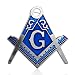 Masonic Square & Compass Car Metal Auto Emblem