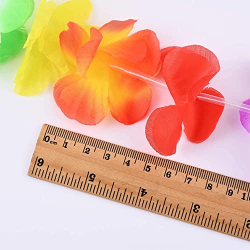 Image of Premium Hawaiian Pack of 4 Pieces Flower Necklace Garland Mala Luau Leis (Free Size) (Authentic)
