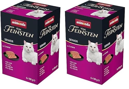 animonda Nourriture Humide Chat Senior à l'Agneau 6x100g